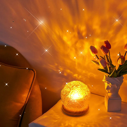 AquaGlow | Relaxing Projector Table Lamp for Soothing Ambiance