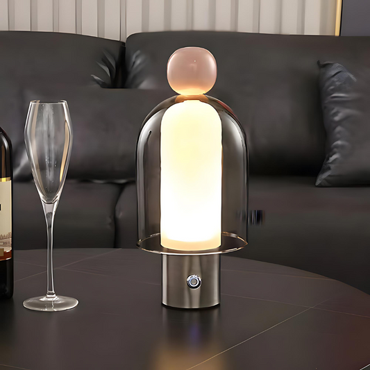 LustraLuxe | Rechargeable LED Table Lamp with Dimming Features