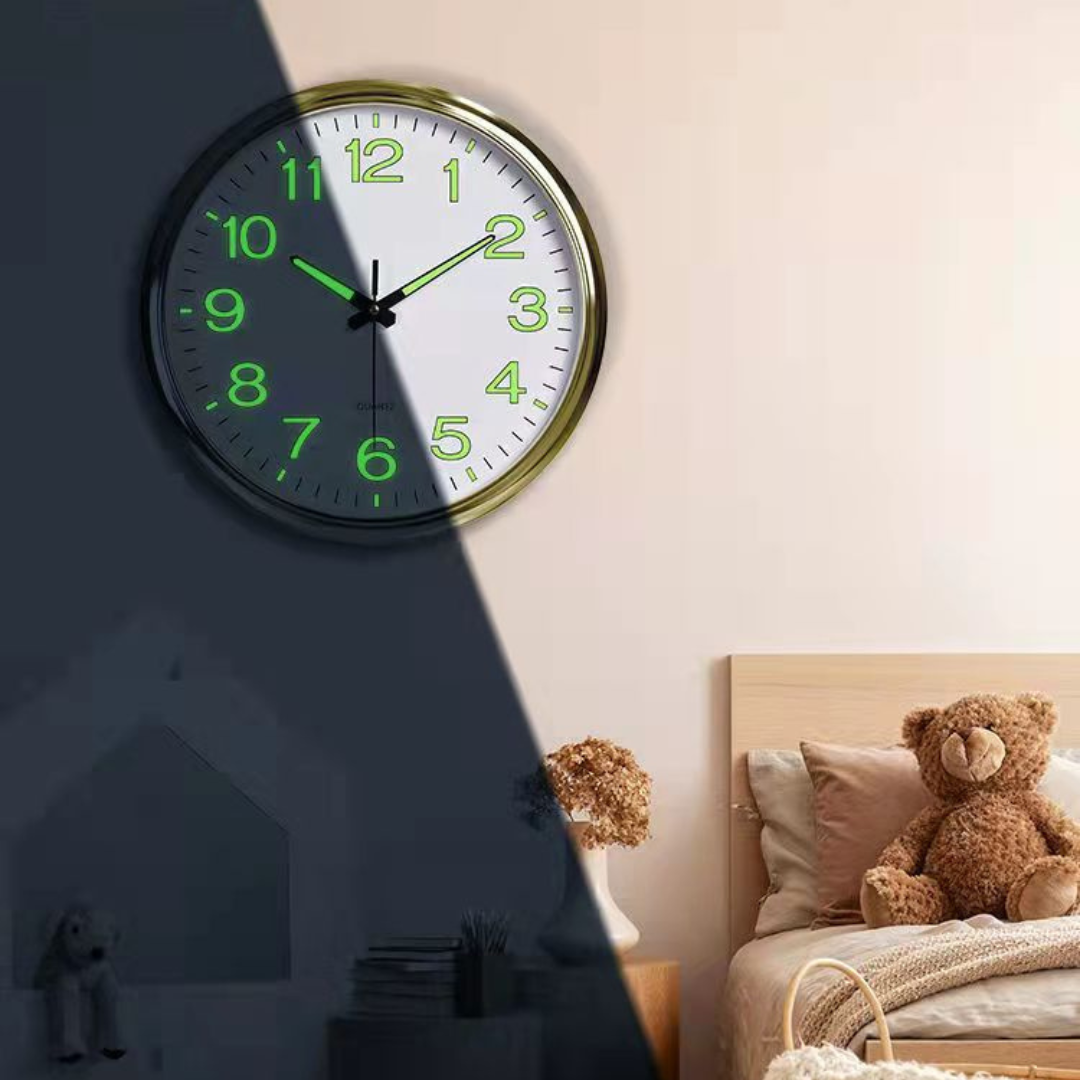 LuminousTime | Silent LED Wall Clock for Modern Decor