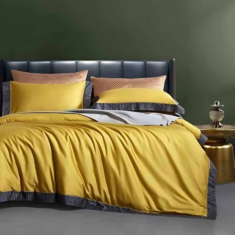 EleganceNest | Premium Cotton Duvet Cover Set for Luxurious Sleep