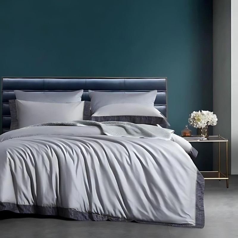 EleganceNest | Premium Cotton Duvet Cover Set for Luxurious Sleep