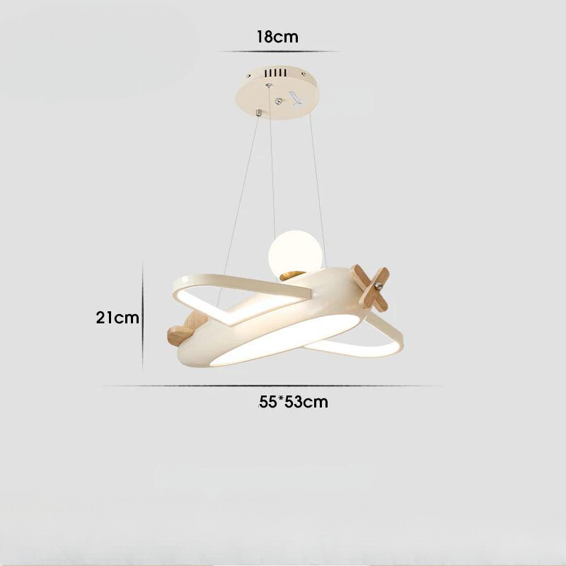 AeroLuxe | Elegant Airplane Inspired Ceiling Light Fixture