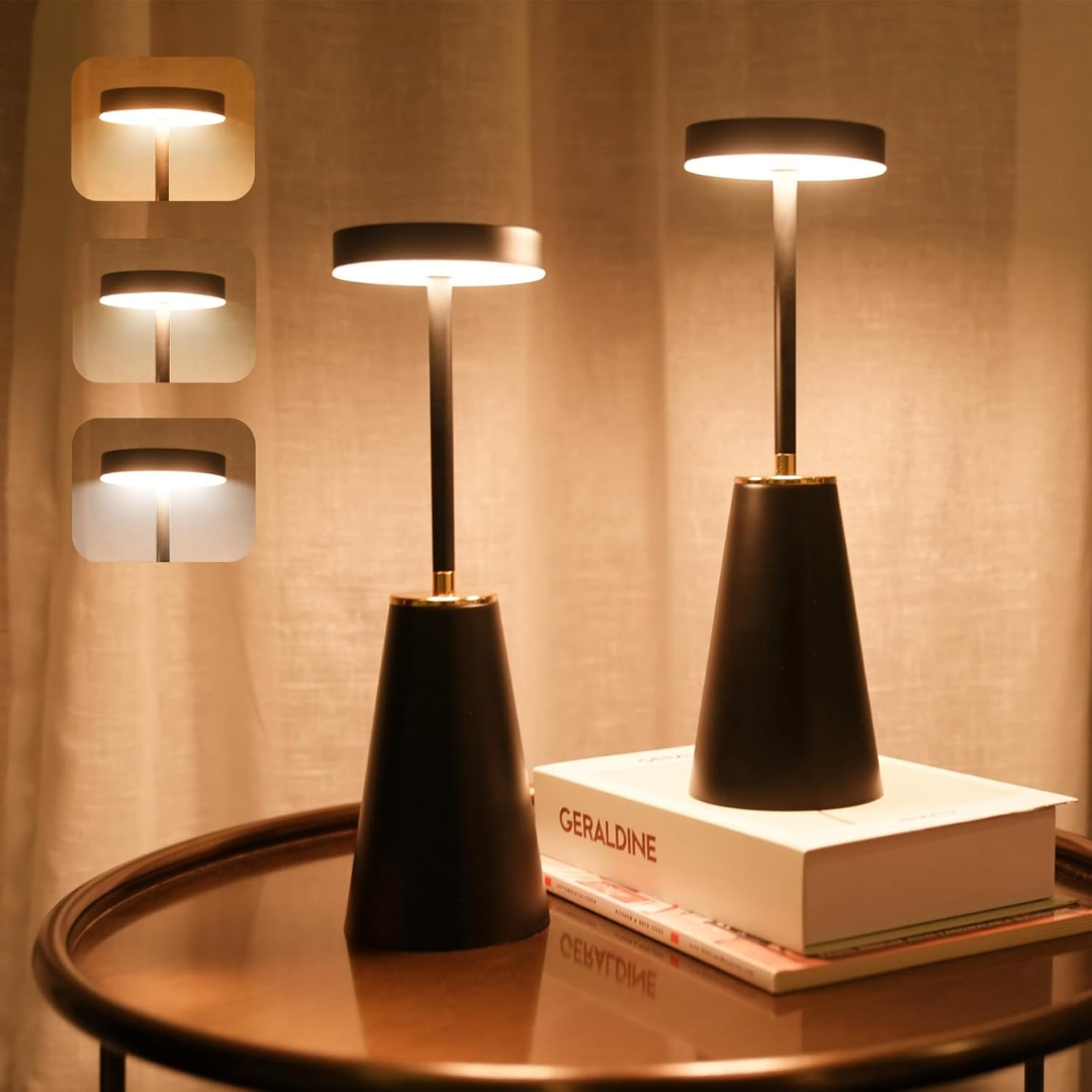 LumiLuxe | Rechargeable Portable Table Lamp for Modern Interiors