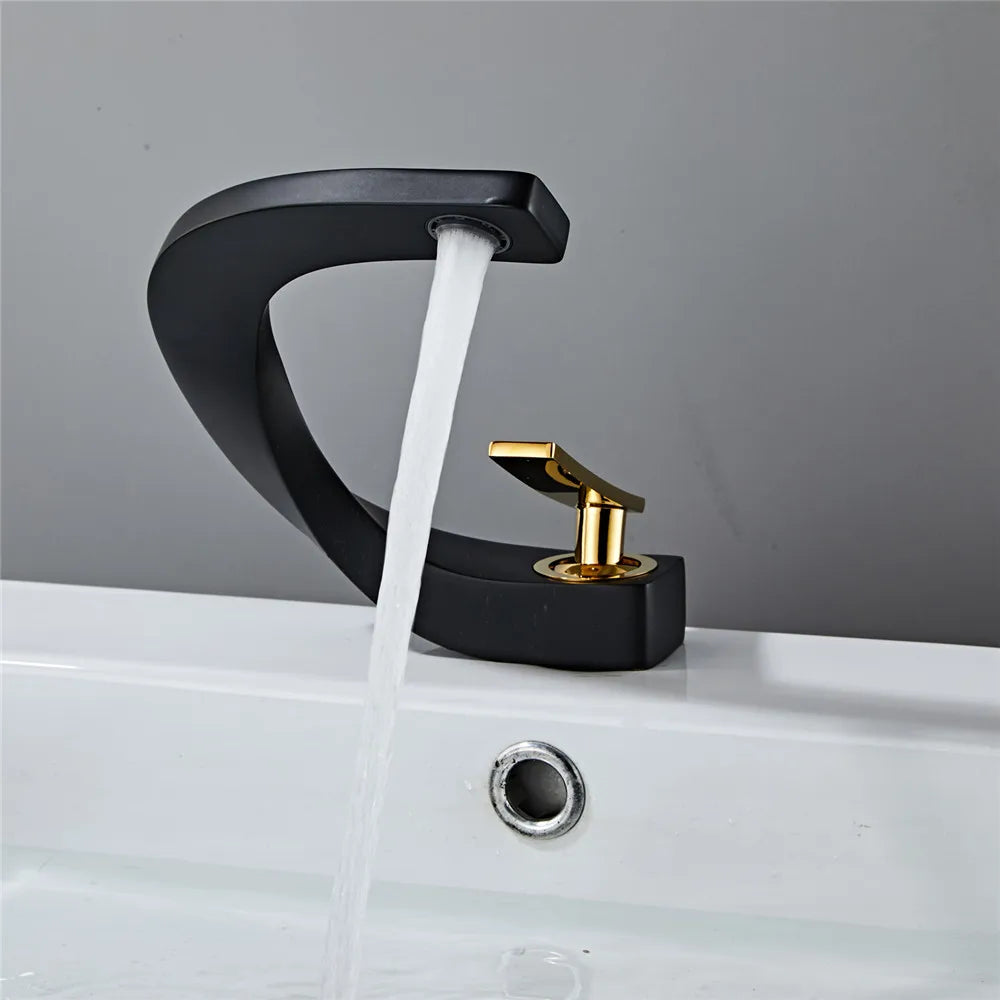 LuxeFlow | Premium Bathroom Faucet for Modern Elegance