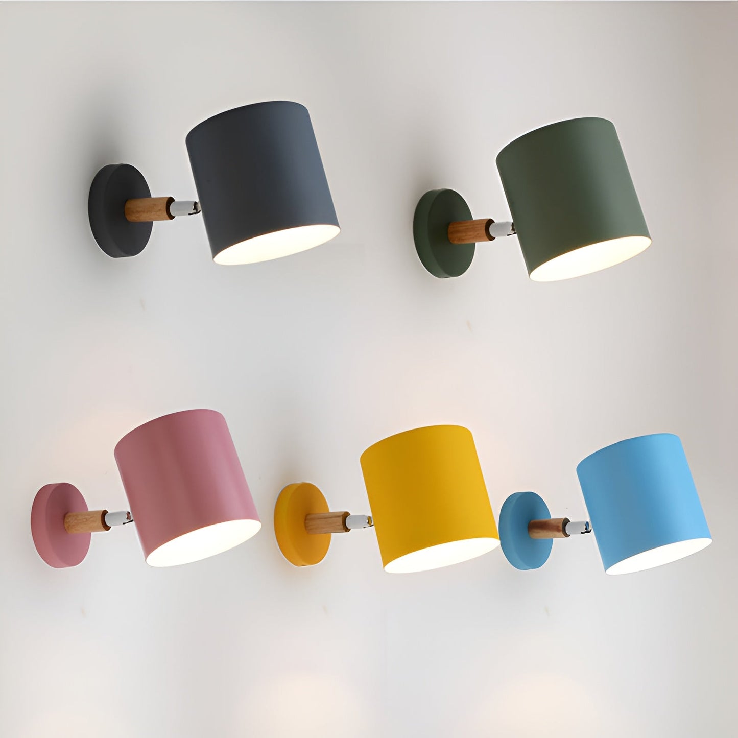 PastelGlow | Elegant Scandinavian Wall Light Fixture