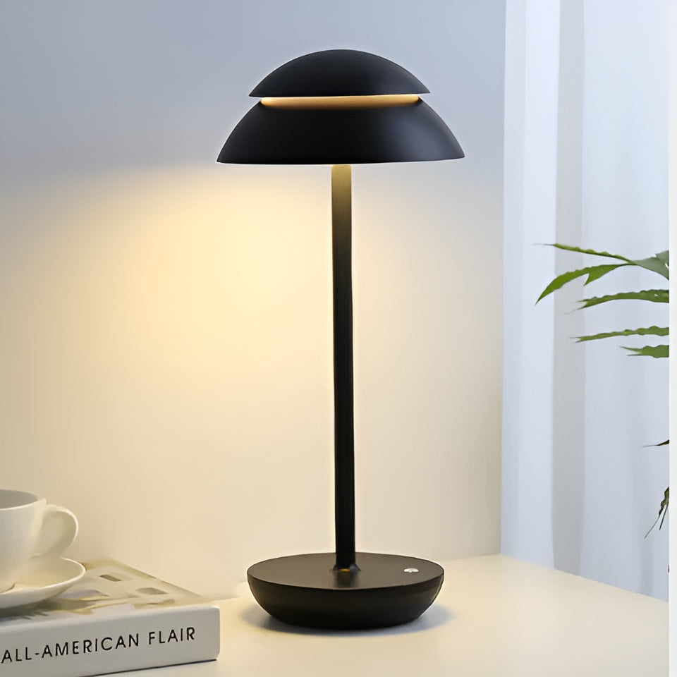 OpalLuxe | Wireless Adjustable LED Table Lamp for Modern Spaces