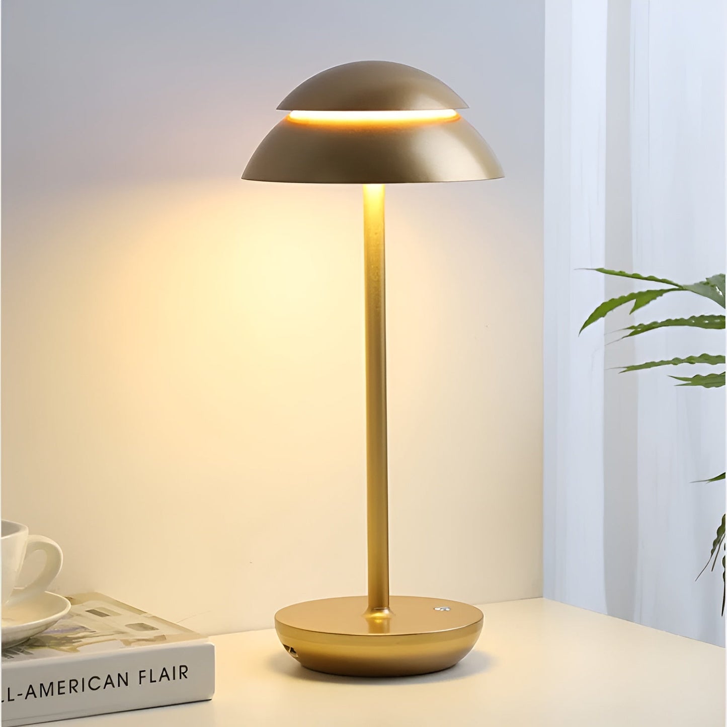 OpalLuxe | Wireless Adjustable LED Table Lamp for Modern Spaces