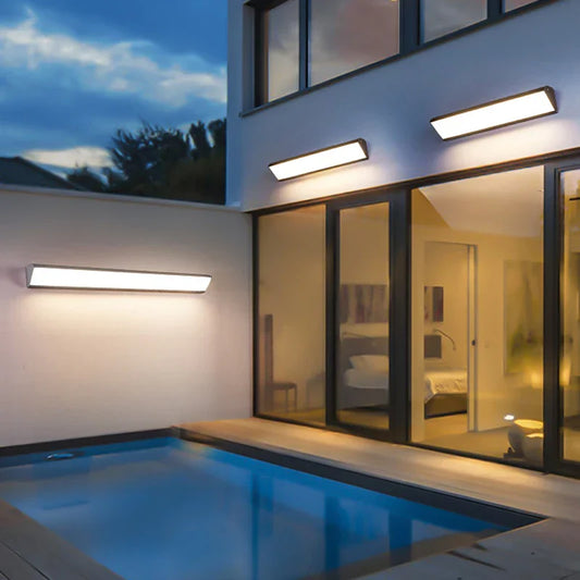 VividLuxe | Waterproof Outdoor LED Wall Light for Garden Use