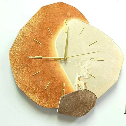 EleganceAura | Unique Silent Wall Clock for Home Decor