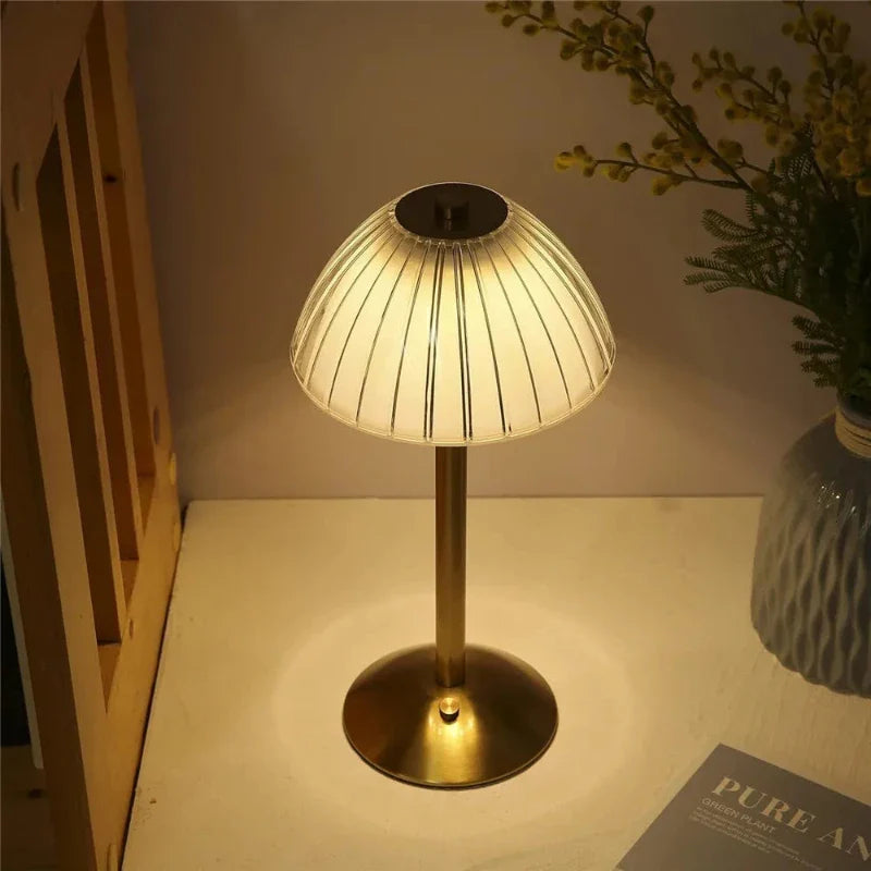 LuxeGlow | Wireless Dimmable LED Table Lamp for Ambiance