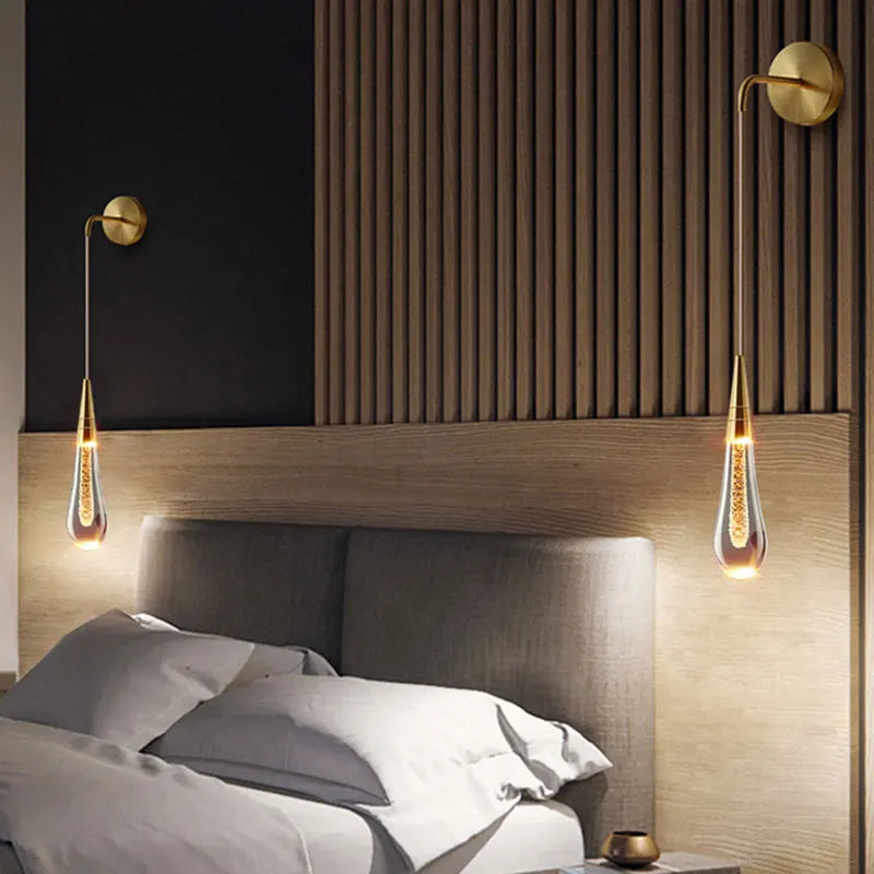 LuxuraGlow | Elegant LED Wall Light Fixture for Modern Spaces