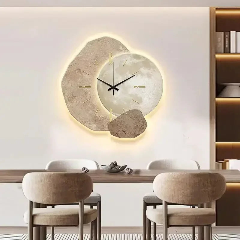 EleganceAura | Unique Silent Wall Clock for Home Decor