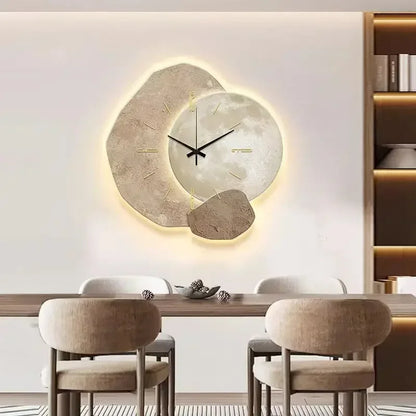 EleganceAura | Unique Silent Wall Clock for Home Decor