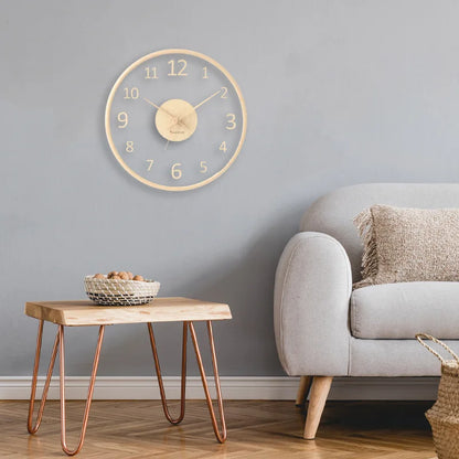 CrystalElegance | Minimalist Wall Clock for Modern Interiors