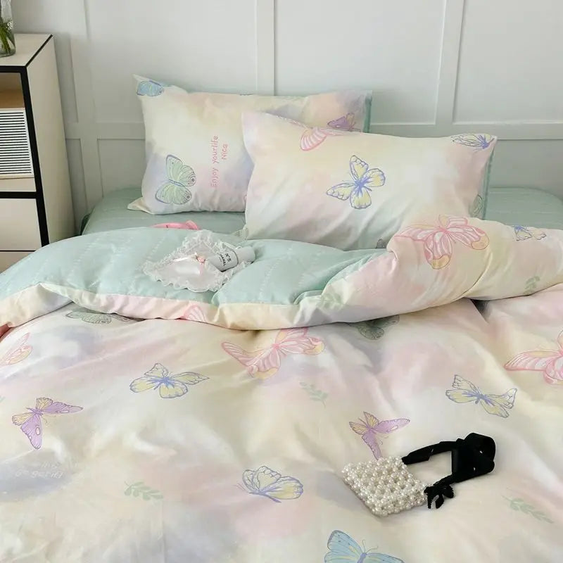 FloralDreamscape | Premium Bedding Set for Cozy Sleep