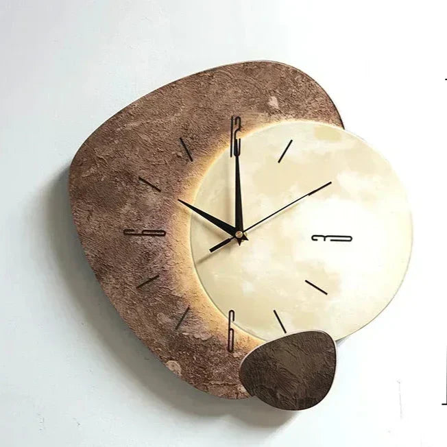 EleganceAura | Unique Silent Wall Clock for Home Decor