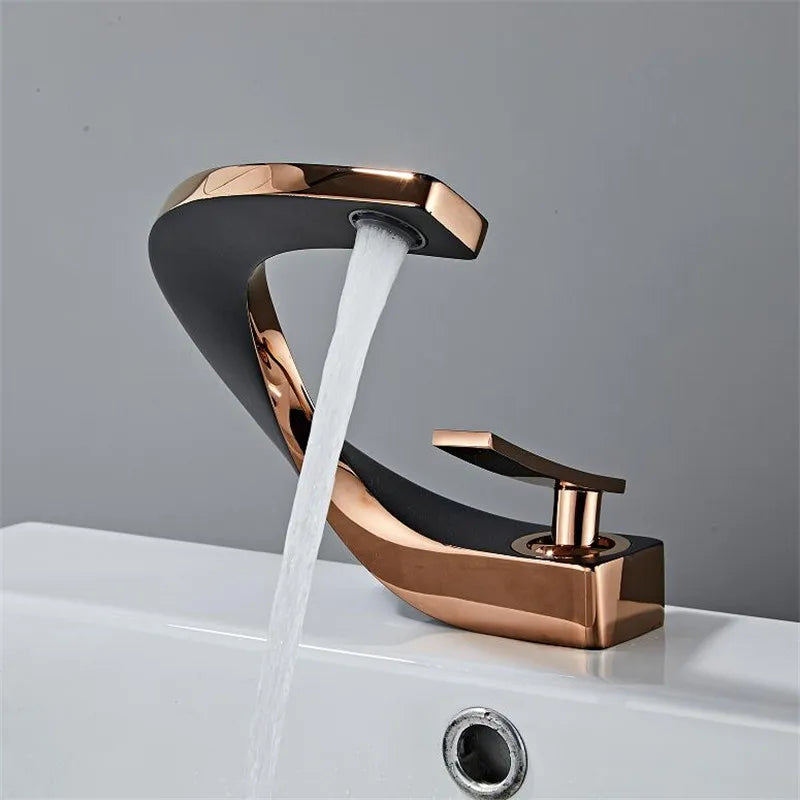 LuxeFlow | Premium Bathroom Faucet for Modern Elegance