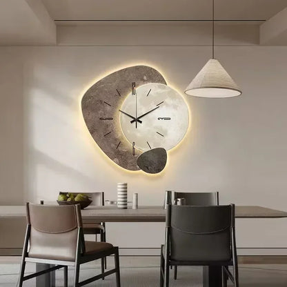 EleganceAura | Unique Silent Wall Clock for Home Decor