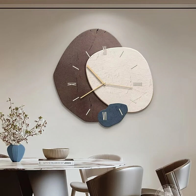 EleganceAura | Unique Silent Wall Clock for Home Decor