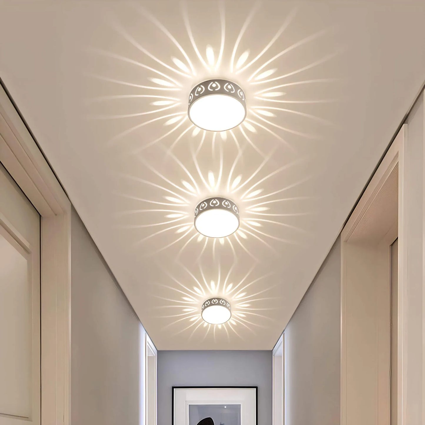 LuxeAura | Elegant Ceiling Light Fixture for Stylish Spaces